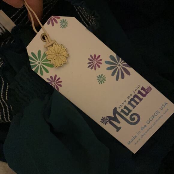 Show Me Your Mumu hacienda dress jade M NWT - Picture 5 of 5